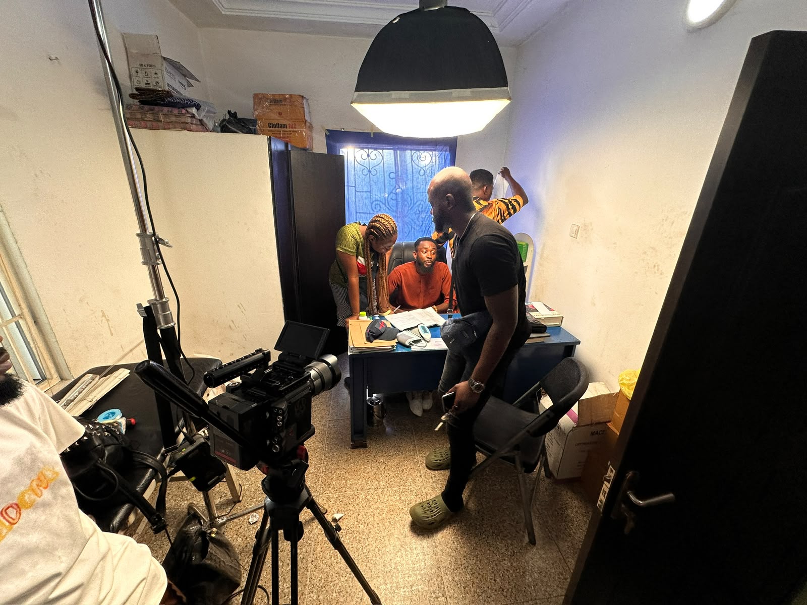 Checkmate Pictures film production set